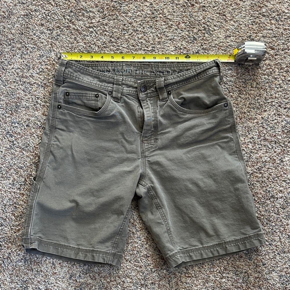 Men's Tan Prana Brion Shorts
